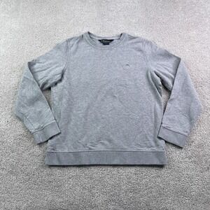 Brooks Brothers Heather Gray Pullover Crewneck Sweatshirt